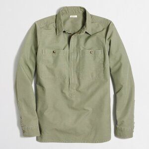 J. Crew Factory Green Heavyweight Shirt Jacket